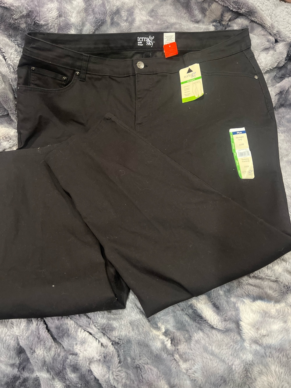 Terra & Sky Black Men's Jogger-Style Pants